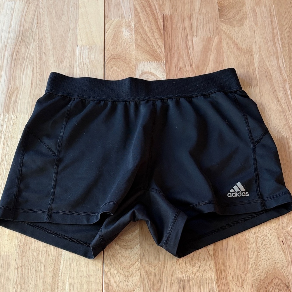 Adidas Black Athletic short biker Shorts